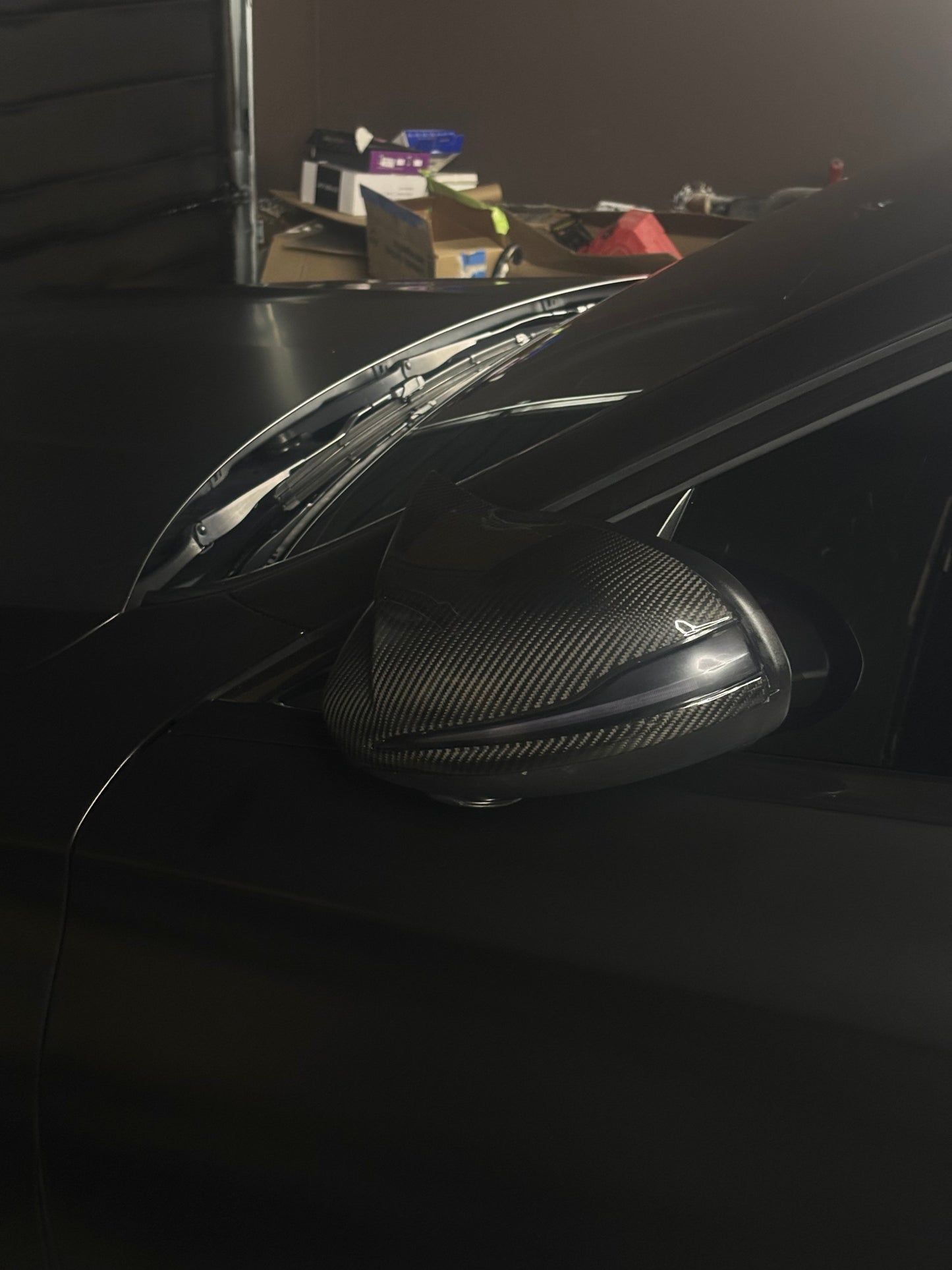 Dry Carbon Fiber Mirror Cover Mercedes W205/W213