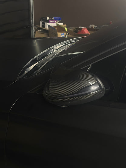 Dry Carbon Fiber Mirror Cover Mercedes W205/W213
