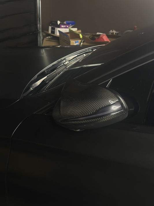 Dry Carbon Fiber Mirror Cover Mercedes W205/W213
