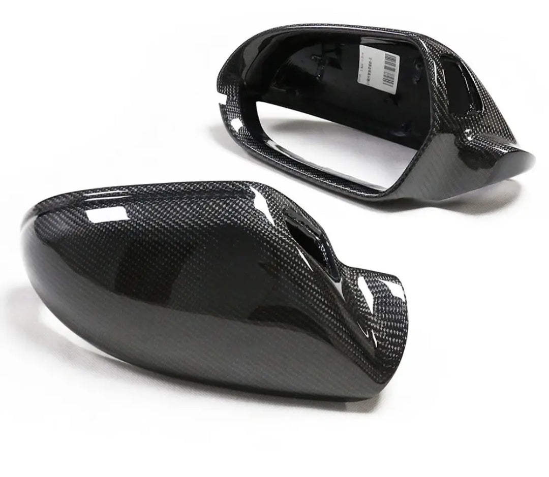 Carbon Fiber Mirror Caps – Audi A6/S6/RS6 C7/C7.5